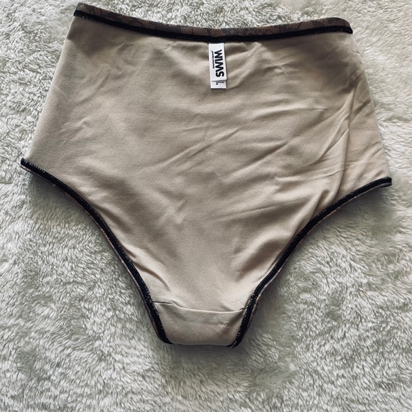 AmericanApparel 2-Piece Nude/Lace Pattern Swimsuit - Picture 7 of 9